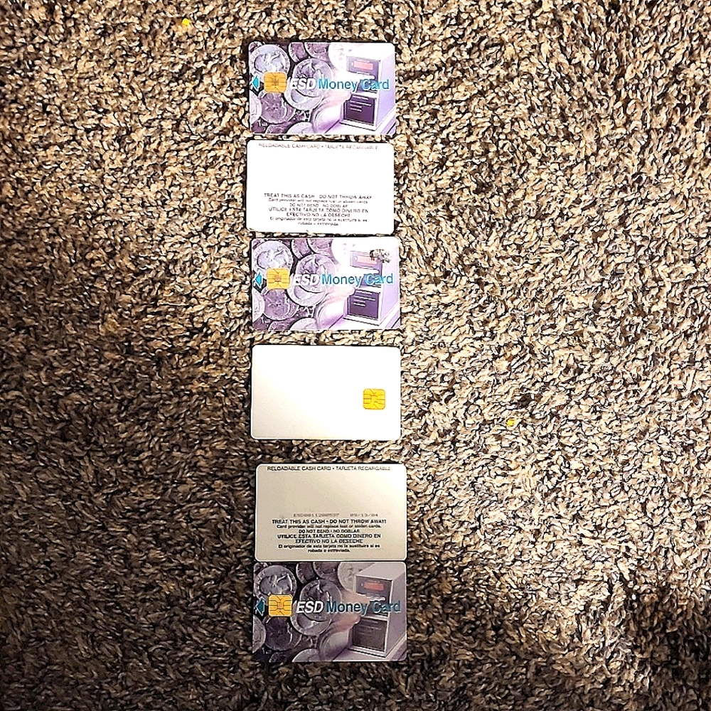 Washer/dryer laundry cards